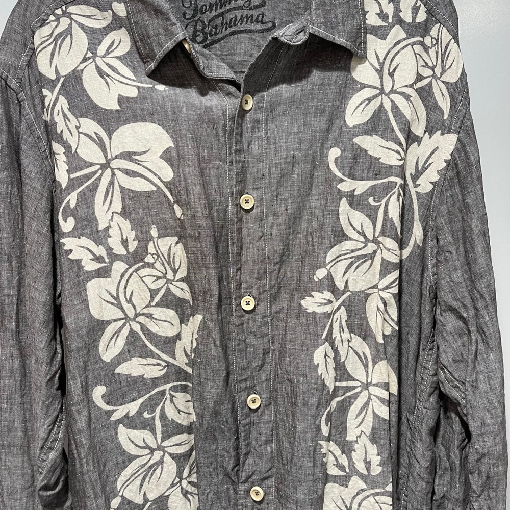 Tommy Bahama linen button down.
